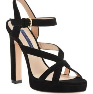Stuart Weitzman Cersei Black Suede
